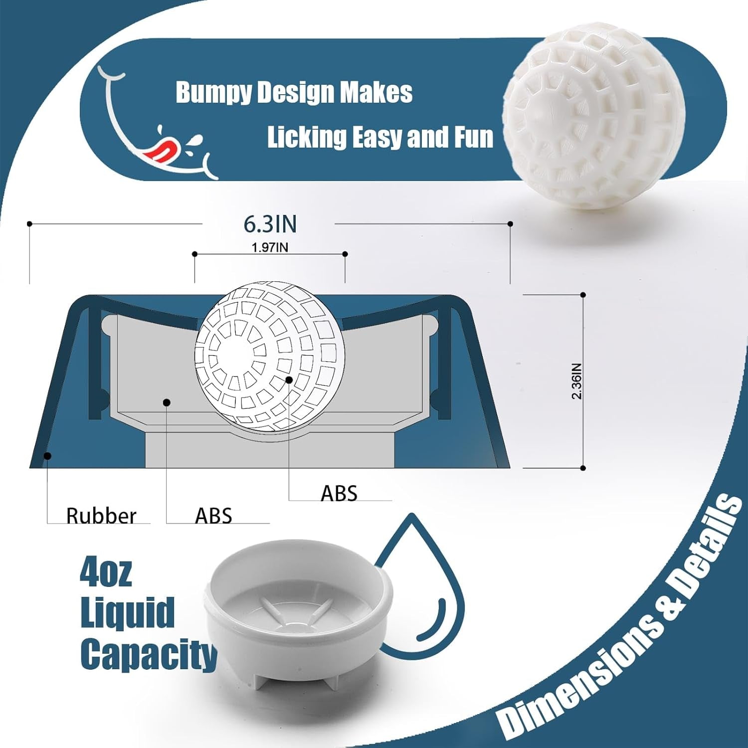 Lick & Roll Slow Feeder Bowl