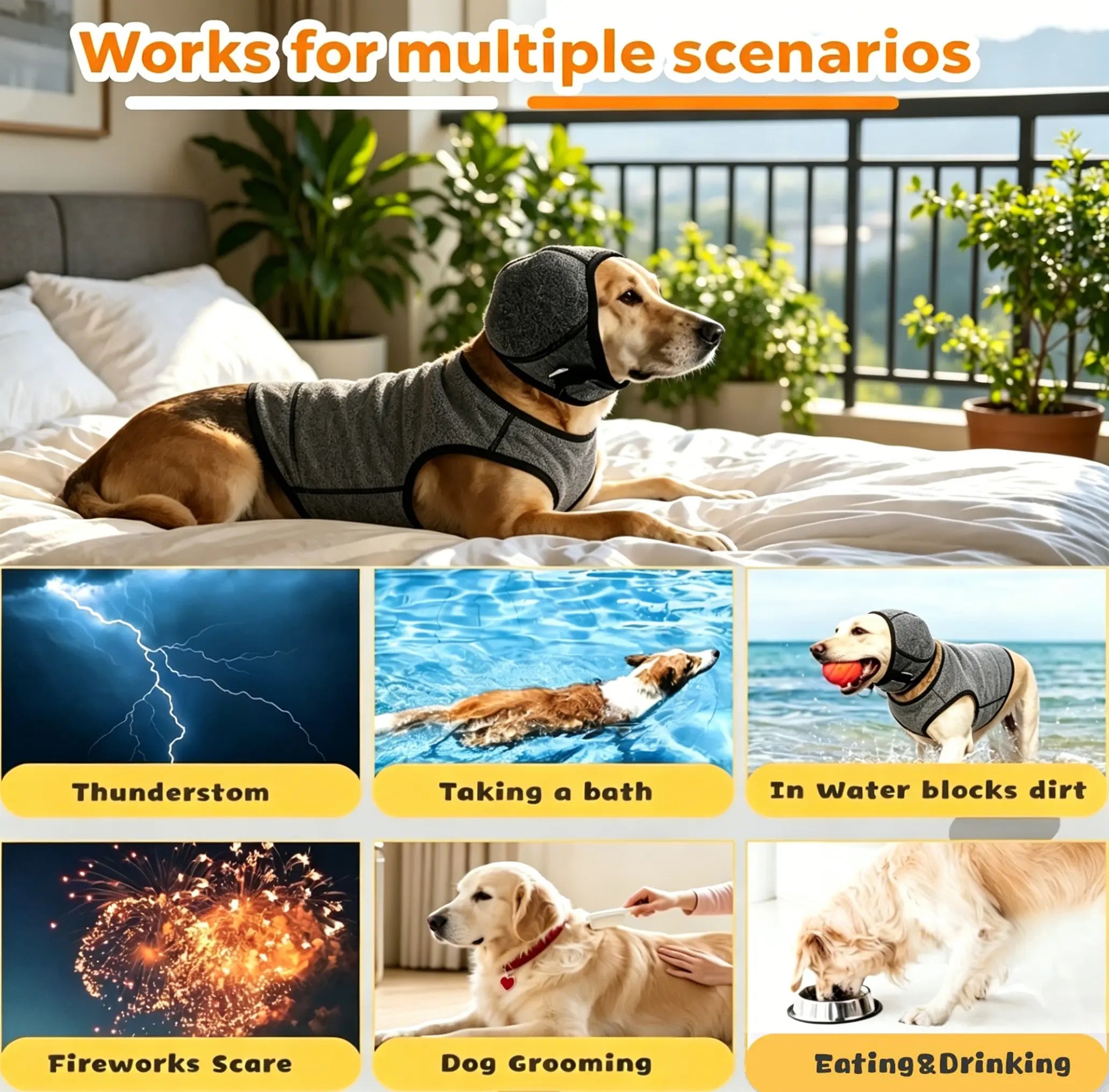 Anti-Anxiety Ear Muffs for Dogs